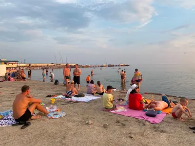 Фон с морским пейзажем в Скадовске