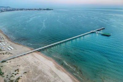 Встреча с горизонтом: фотографии границы моря и неба в Анапе в августе