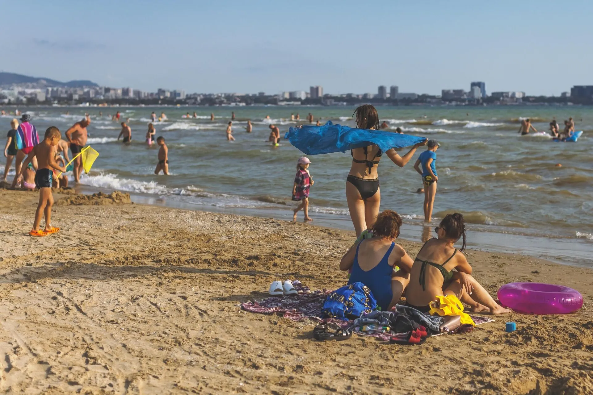 Пляж на Анапе Сити