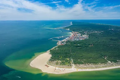 Фон с морским пейзажем в Польше для вашего рабочего стола