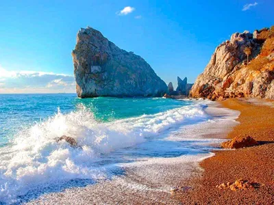 Изображения пляжа в Крыму в Full HD