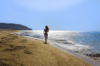 Фотографии пляжа в Крыму в Full HD качестве