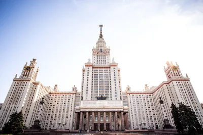 Фотографии Московского государственного университета: исторические моменты