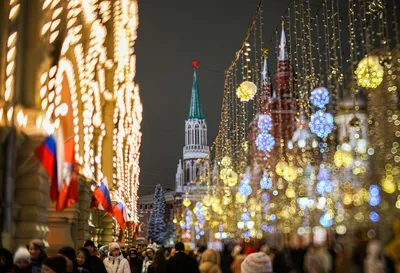6. Магия новогодних фоток: Изображения Москвы в различных размерах