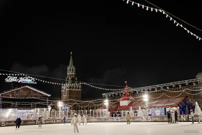 Новогодний блеск: качественные фото Москвы для скачивания