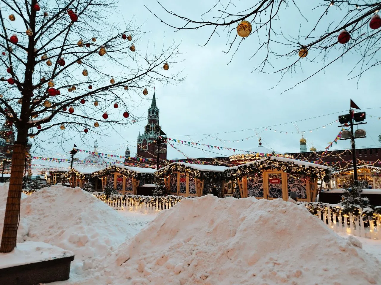 Москва в снегу (76 фото)