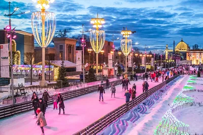 Зимний городской пейзаж: Изображения для любого формата