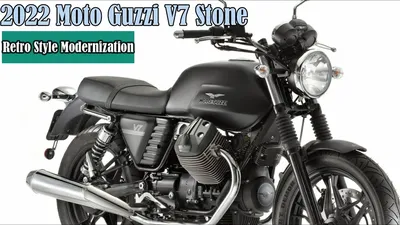 Moto Guzzi V7 III Stone - воплощение скорости и стиля