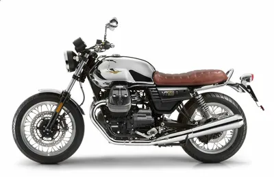 Moto Guzzi V7 III Stone в черно-белом исполнении