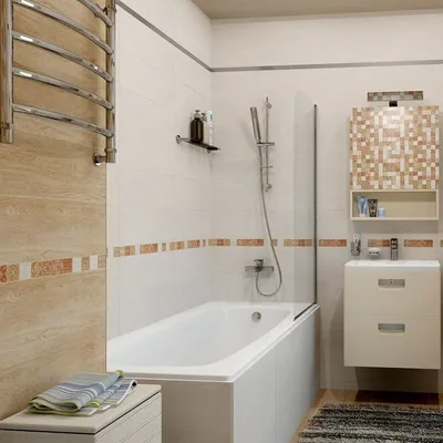 Фото с мозаичной плиткой: идеи для современного дизайна ванной комнаты