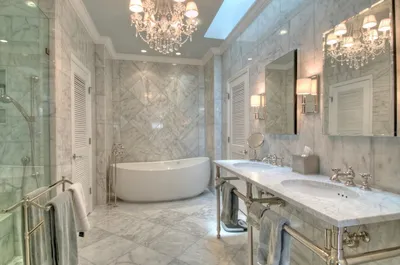 Фото Мраморная ванная комната - в хорошем качестве