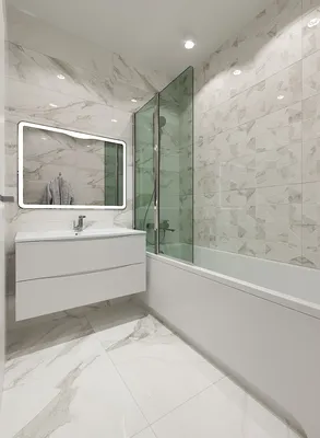 Фото Мраморная ванная комната - идеи для ремонта ванной