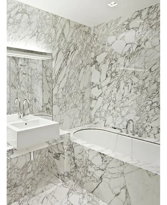 Фото Мраморная ванная комната - 4K разрешение