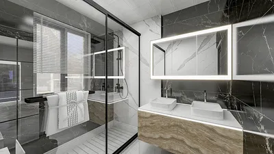 Мраморная ванная комната: оазис релаксации и красоты