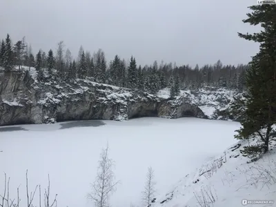 Белые краски: Фотографии Мраморного каньона зимой