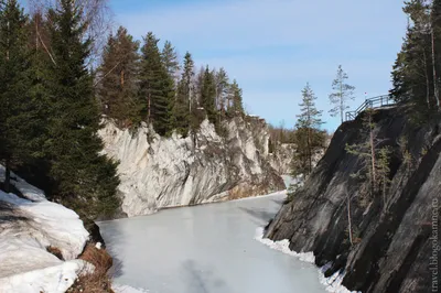 Зимний аромат: Мраморный каньон на фотографиях