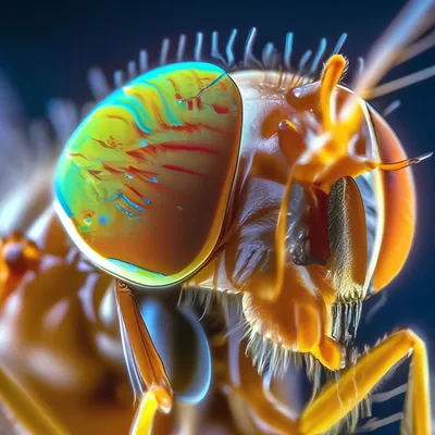 Микрокосмос мух: удивительные фото под микроскопом