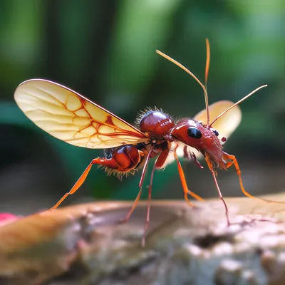 Великолепные кадры: муравьи с крыльями на фото