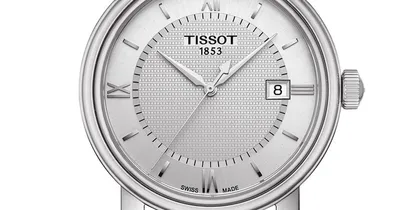 Арт-обои с изображением мужских часов Tissot: воплощение стиля