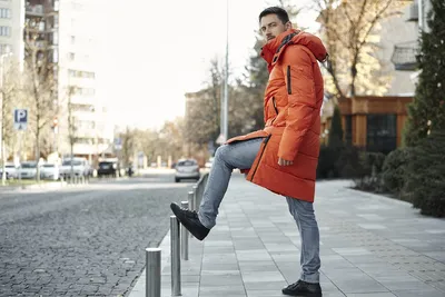 Фотка стильной зимней куртки для мужчин