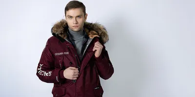 Изображения зимних мужских курток: выбор формата