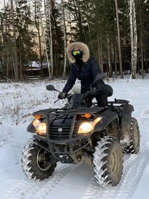 Ледяные тропы на квадроцикле