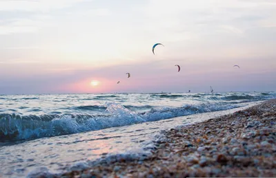 Фотография морской глади в хорошем качестве