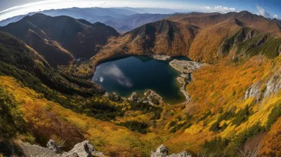 Фото незабываемого заката на озере