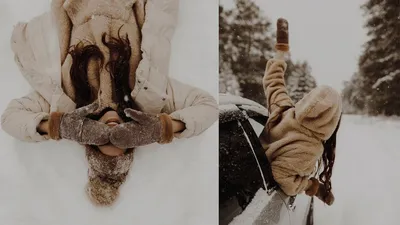 Зимний фото-коллаж: Изображения для скачивания в различных форматах