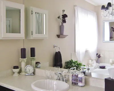 Фото наборы для ванной комнаты: минималистичный дизайн