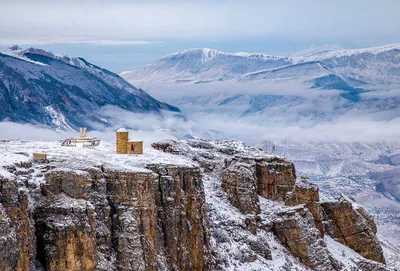 Зимние детали Нальчика на фотографиях