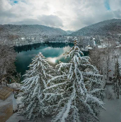 Зимний Нальчик: фотографии города под снегом