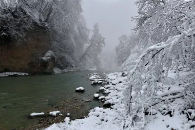 Зимние украшения Нальчика на фото