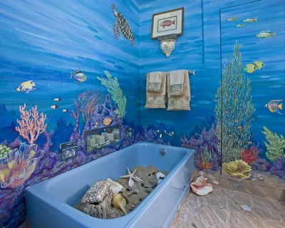 Ванные комнаты с наливным полом: фотоинтерьеры