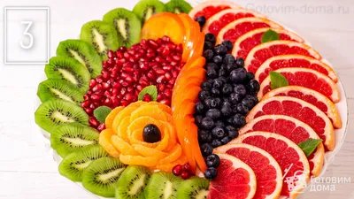 Фотка нарезки фруктов на праздничный стол: выбор размера и формата