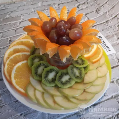 Фото нарезки фруктов на праздничный стол: выбор размера и формата скачивания