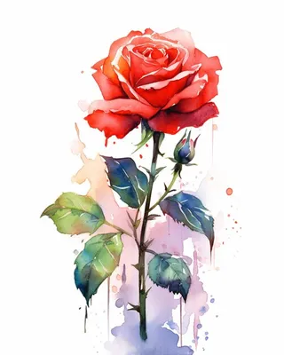 Фото розы на холсте: выберите формат и размер
