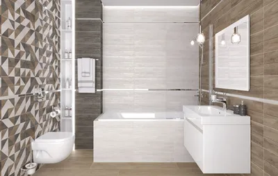 Фото настенной плитки для ванной комнаты: новые изображения в Full HD качестве