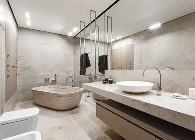 Фото натяжных потолков в ванной: Full HD, 4K