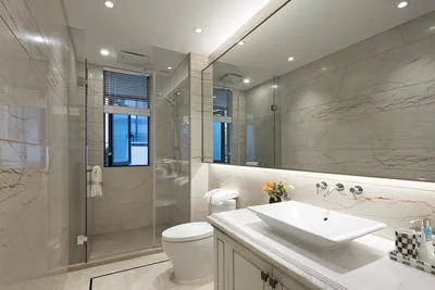 Фото натяжных потолков в ванной комнате: новые изображения в Full HD качестве
