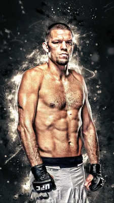 Фото бойца UFC Нейта Диаза в высоком разрешении