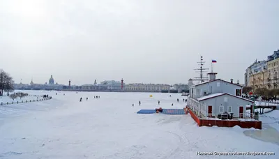 Зимние мгновения на Неве: Фотографии в высоком разрешении