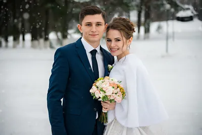 Зимние свадебные воспоминания: Фотографии невесты для скачивания