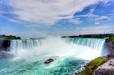 Фото на айфон с удивительным видом на водопад