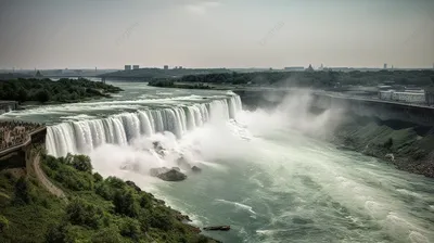 Уникальное фото Ниагарского водопада на 2024 год