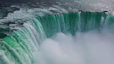 Искусство фотографии воплощено в красоте Ниагарского водопада