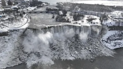 Фото Ниагарского водопада в природном окружении