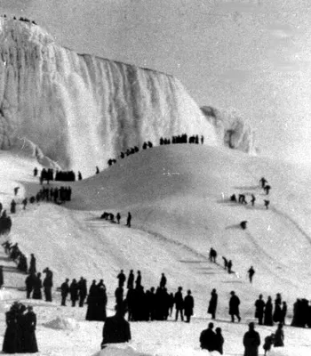 Уникальное изображение: замерзший Ниагарский водопад 1911 года