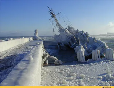 Full HD фото на ios устройства: замерзший Ниагарский водопад 1911 года