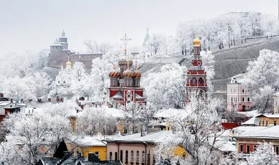 Ледяные картины: Фотографии зимнего Нижнего Новгорода